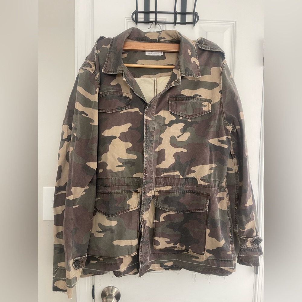 Frame Camouflage Military Jacket